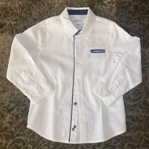 Mayoral boys white button down size 3 slim fit